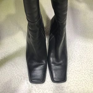 Leather boots